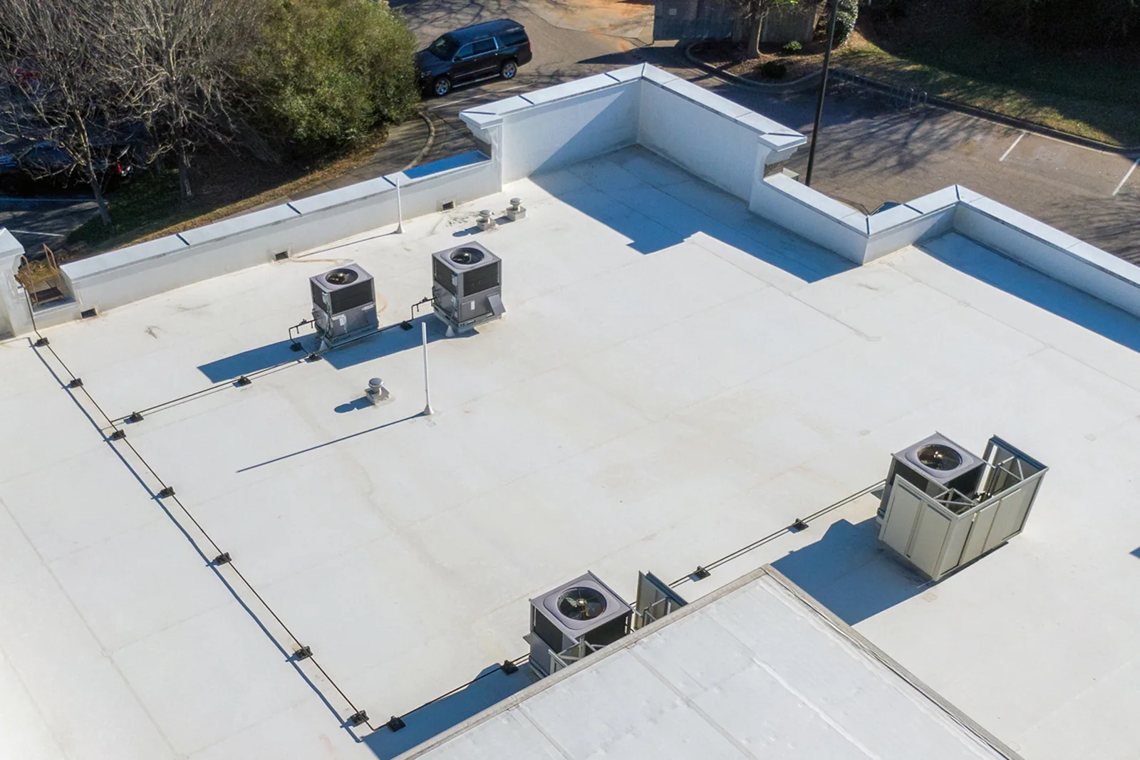 Occupied Building Reroofing in Tuscaloosa, AL